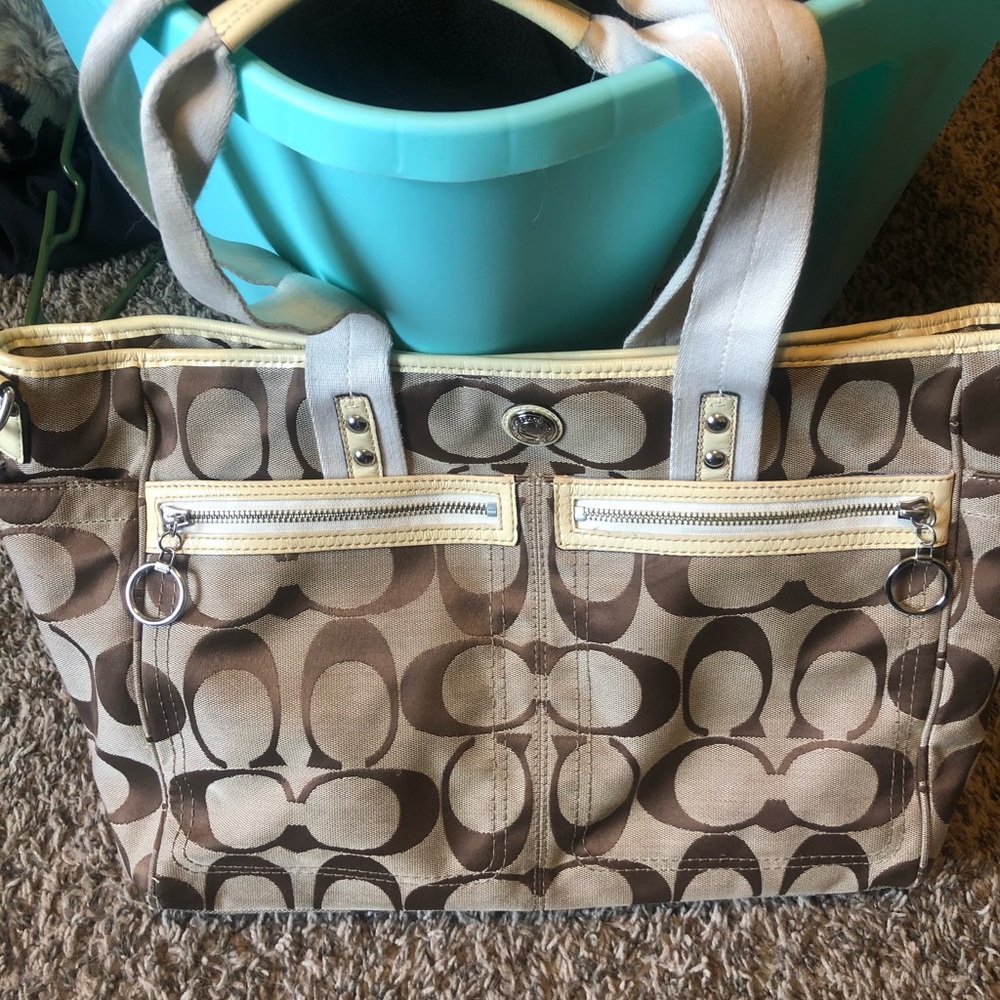 USED- Coach Diaper Bag